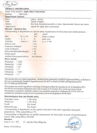 Billede af Juice Concentrate